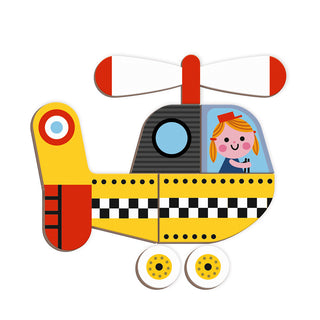 Janod Car Racers Magnetic Book