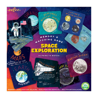 Eeboo Space Exploration Memory & Matching Game