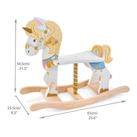 Wooden Rocking Unicorn Carousel
