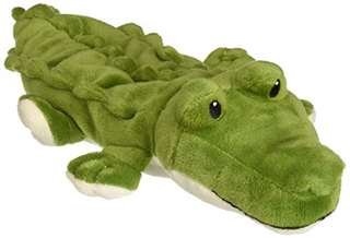 Gator - Junior Warmies Microwaveable Plush Animal Lavender Scented