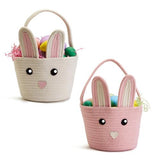 Hand Crafted Woven Bunny Basket