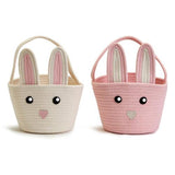 Hand Crafted Woven Bunny Basket