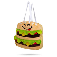 Shaggy Baggie Tote Bag - Hamburger