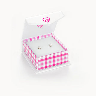 SS Classic Freshwater Cultured Pearl Screw Back Earrings
