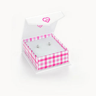 SS Classic Polished 3mm Ball Stud Screw Back Earrings