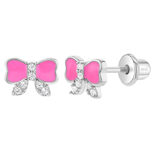 Screw back best sale minnie mouse earrings