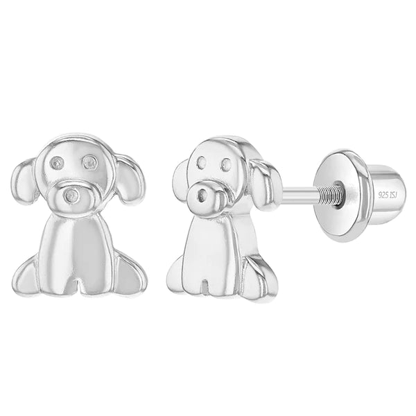 SS Puppy Dog Pals Screw Back Earrings
