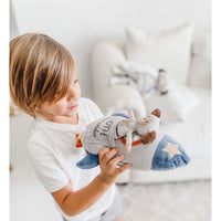 Mon Ami Spaceship Tooth Commander Pillow and Doll Set