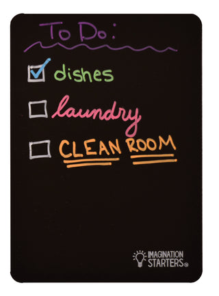 12Pk Reversible Chalkboard Note Cards/Flash Cards