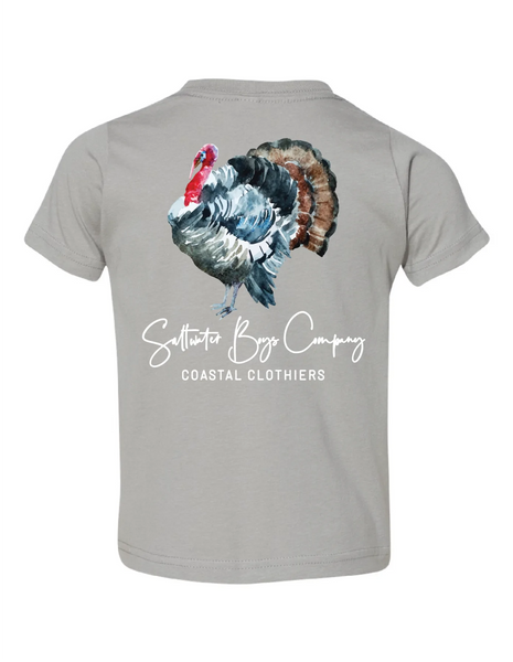Saltwater Boys Co S/S Tee Shirt - Turkey on Grey