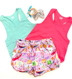 Azarhia Solid Racerback Tank Top